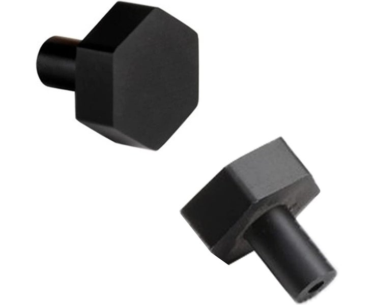 4 Pieces Hexagon Shaped Door Handle, Cupboard Door Knob Cabinet Handle Knob Carousel 2