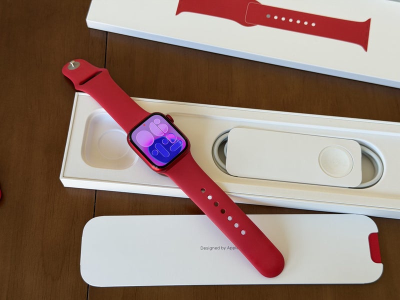 Apple Watch Series 8 Red Sport GPS Product Red Carousel 2