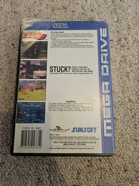 Zero the kamikaze squirrel Sega Mega Drive game Carousel 2