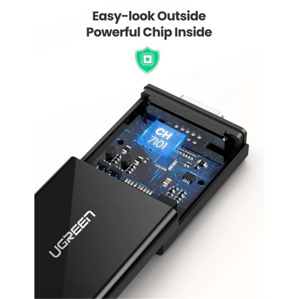 UGREEN UG-40248 HDMI to VGA Converter 25cm (Black) [UG-40248] Carousel 4