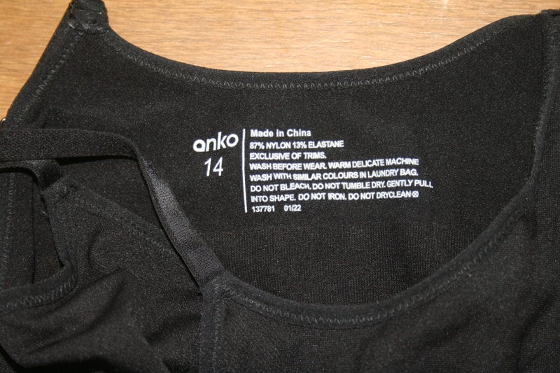 ANKO ONE PIECE UNDER GARMENT, BNTWOT, SIZE 14, BEN757 BRASTAR23 Carousel 3