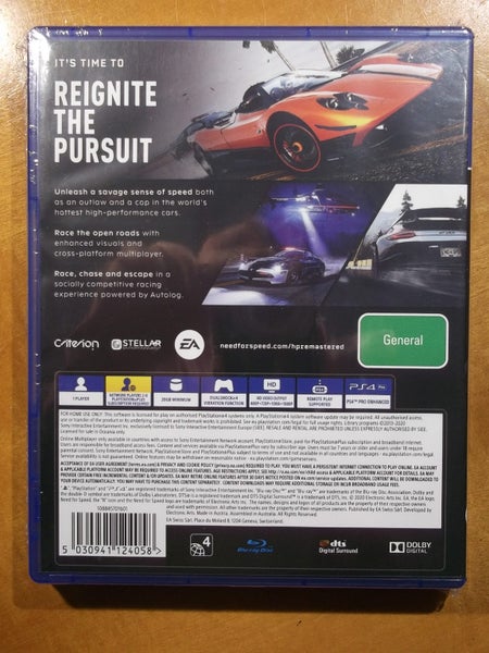 Need For Speed Hot Pursuit Remastered - PS4 Game - BRAND NEW SEALED Carousel 2