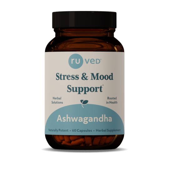 Ruved Ashwagandha - Stress & Mood Support 60 Caps Carousel 1