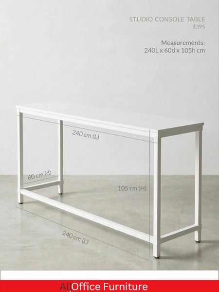 Console Studio Table, High Breakout table, Office table - NZ Made by Eden Office Carousel 1