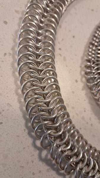 Spectacular Stirling Silver Neclace and Bracelet Set Carousel 2