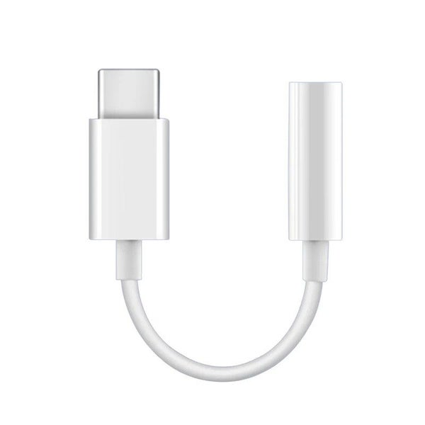 USP Type C to Aux 3.5mm DAC Headphone Jack Adapter - White (ALTAC), Lightweight Carousel 1