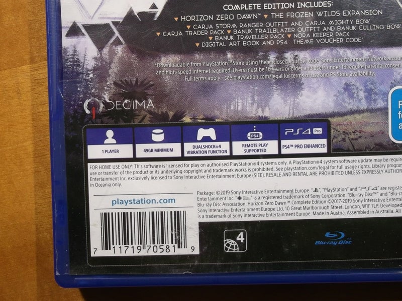 Horizon Zero Dawn Complete Edition - PS4 Game - Excellent Condition Carousel 5