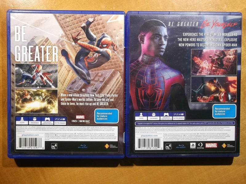 Marvel Spider-Man - PS4 x 2 Games - All VG Condition Carousel 4