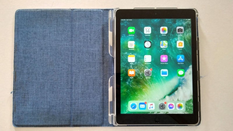 Apple Ipad Air Model A1474 Computer 16 GB Hard Drive Hand Held Tablet + Cover Carousel 2