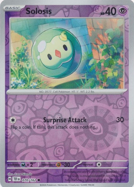 Temporal Forces - Solosis - 070/162 - Common Reverse Holo Carousel 1