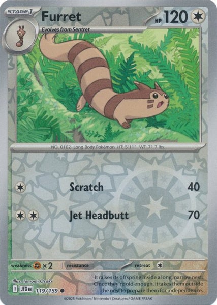 Journey Together - Furret - 119/159 - Common Reverse Holo Carousel 1