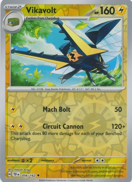 Temporal Forces - Vikavolt - 056/162 - Uncommon Reverse Holo Carousel 1