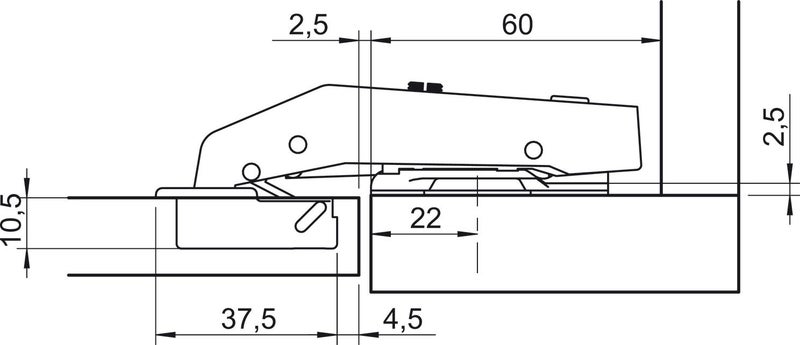 Cabinet Hinge Blind Corner soft close hafele kitchen Carousel 4