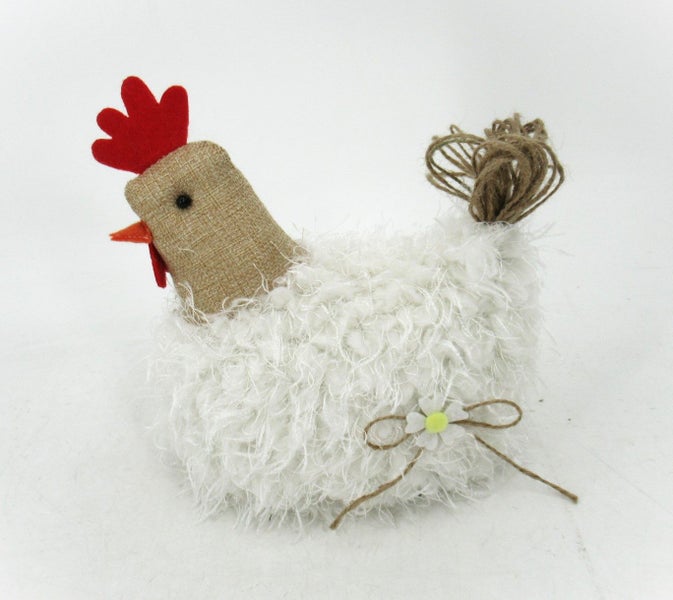 Doorstop Weighted Fabric Sitting Daisy Chicken Door Stopper Carousel 1