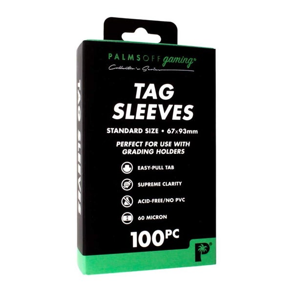 Palms Off Tag Sleeves - 100pc Carousel 1