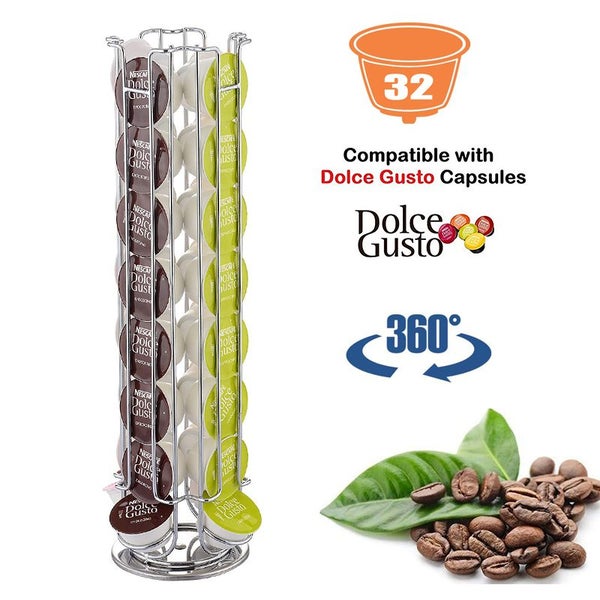 Coffee Pod Holder 32 Rotating Capsule Stand Display Rack Dolce Gusto 2019304 Carousel 1