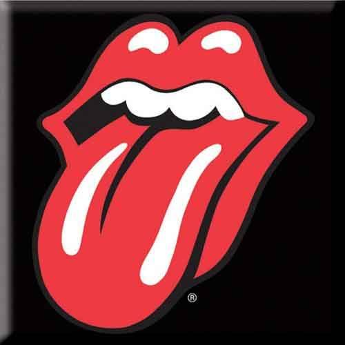 The Rolling Stones Fridge Magnet: Classic Tongue Carousel 1