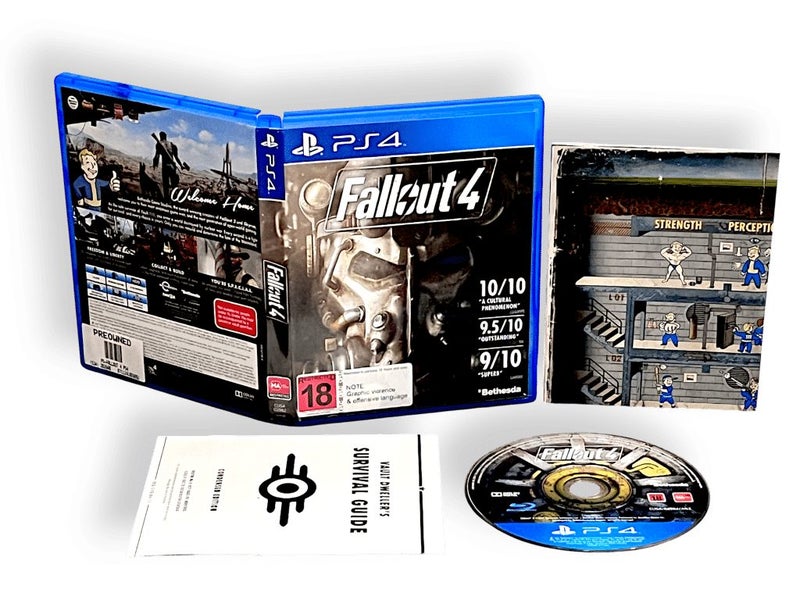 Fallout 4 (Fall Out 4) PS4 *GENUINE "10/10" PRINT* RARE Carousel 1