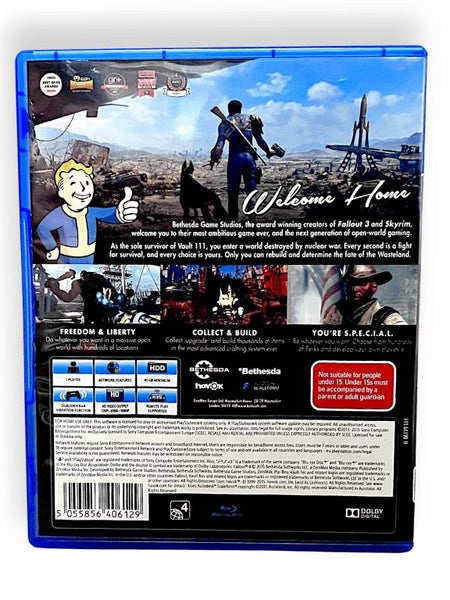 Fallout 4 (Fall Out 4) PS4 *GENUINE "10/10" PRINT* RARE Carousel 7