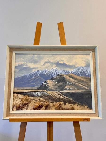 Jonathan R White (193-2021) ''Mount Torlesse Range Arthurs Pass Highway'' Oil