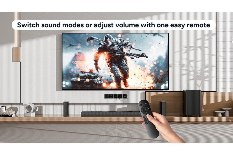 Kogan 9.1.4 Channel Dolby Atmos Soundbar with Wireless Subwoofer & Rear Speakers Carousel 5