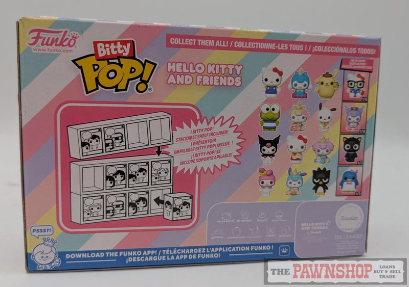 Funko Pop Bitty Sanrio - Hello Kitty and Friends Chase Edition 4 Pack New Carousel 2