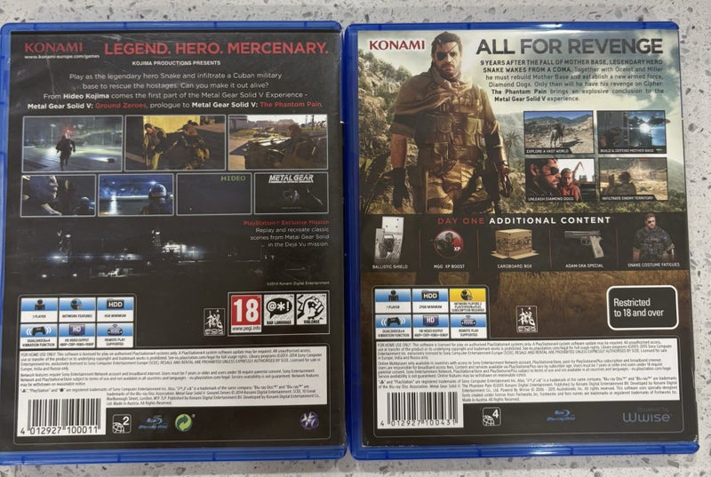 PS4 Metal Gear Solid Collection Carousel 5