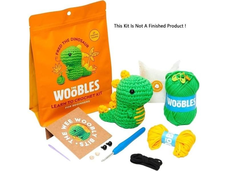 DIY Crochet Kit With Hooks And Yarn For Stuffed Animals Carousel 1