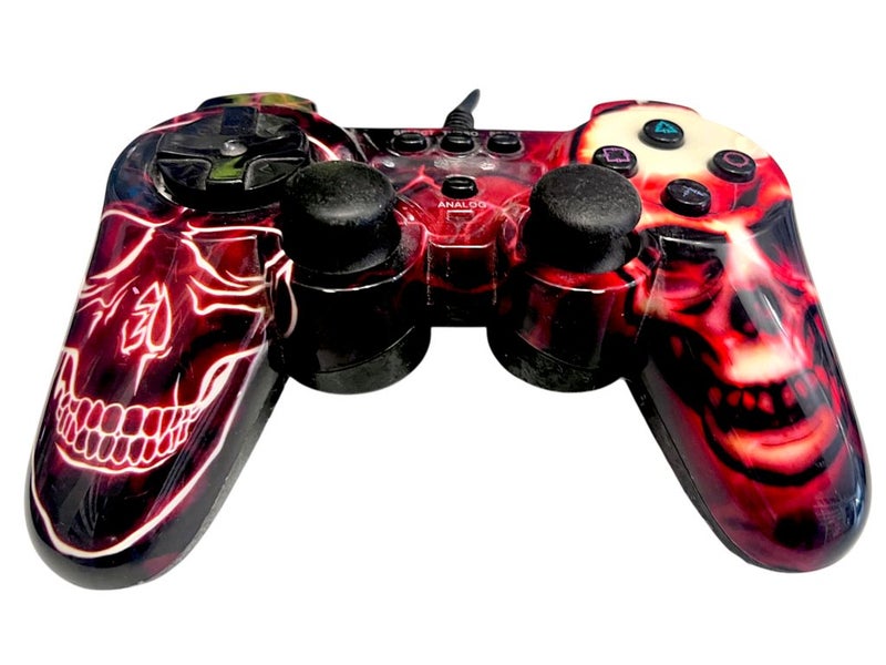 Custom Skull Design Wired Controller (PS2 Controller) Carousel 2
