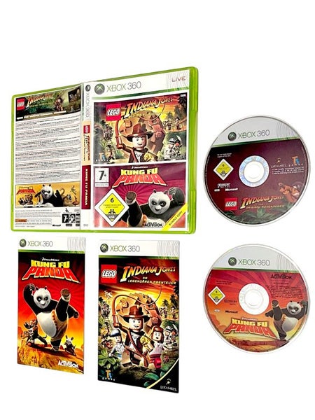 LEGO Indiana Jones & Kung Fu Panda Double Pack (Xbox 360) Carousel 1