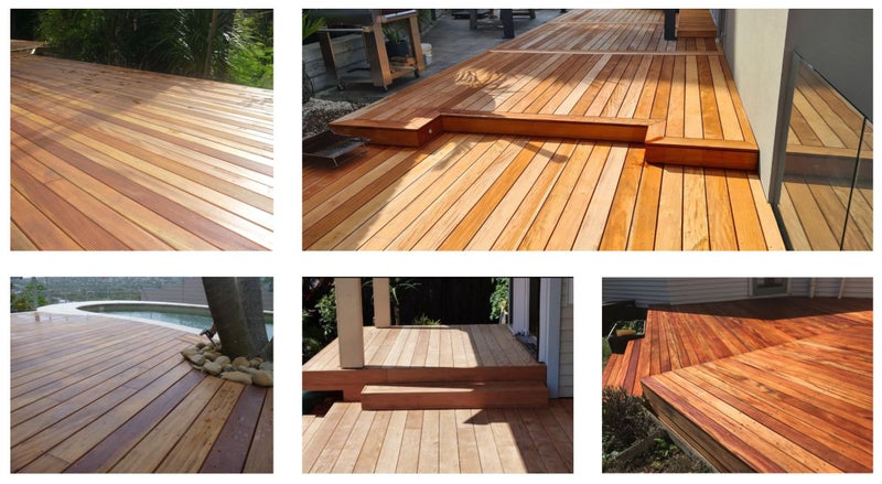140 x 20 HARDWOOD DECKING MAHOGANY - $10.90 / meter