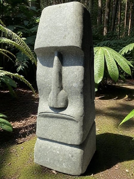 $1 RESERVE EASTER ISLAND GARDEN STATUE 820mm BIG SIZE CARVED STONE WAS $1150 Carousel 2