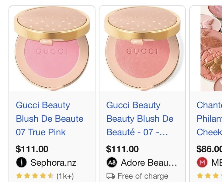 Gucci Blush de Beaute 07 True Pink Carousel 4