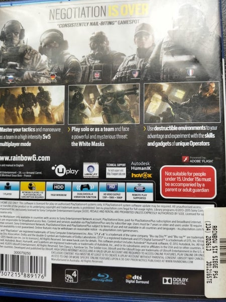 Rainbow Six Siege PS4 Carousel 3