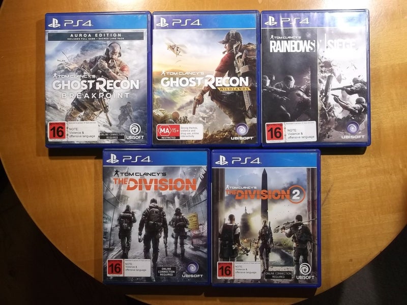 Tom Clancy's Games Bulk Buy / Bundle - PS4 x 5 Games - All VG Condition Carousel 2