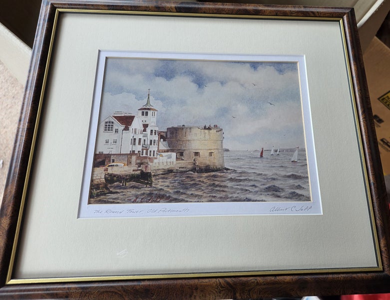 'The Round Tower, Old Portsmouth' by Albert C. Jupp (print) Carousel 1