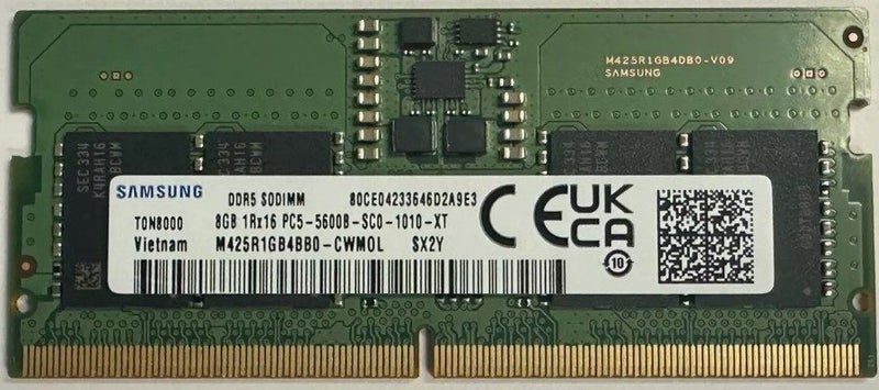 OEM Laptop RAM 8GB DDR5 5600MHz SODIMM Memory * 14-Day Money Back Guarantee Carousel 1