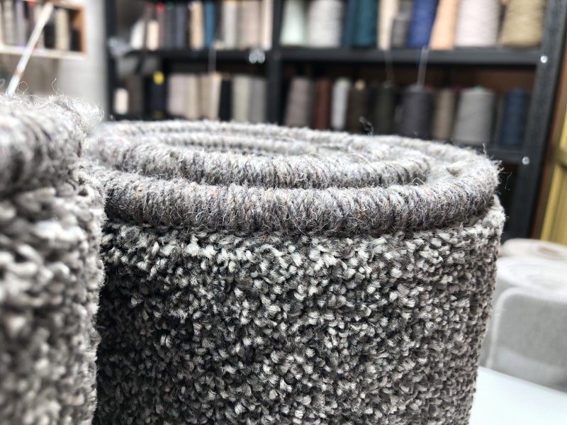 Dark speckle grey Polyester hall runner 60cm x 3.09 metres Carousel 1