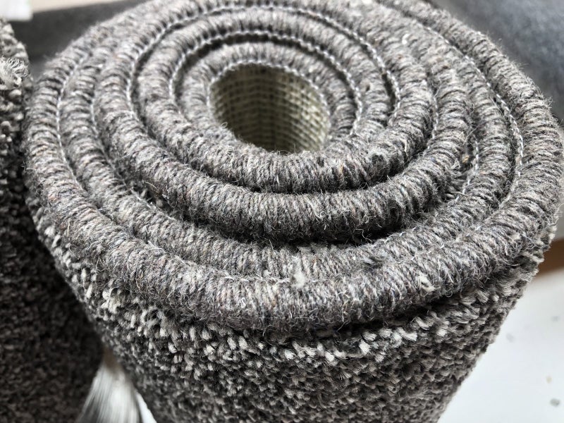 Dark speckle grey Polyester hall runner 60cm x 3.09 metres Carousel 2