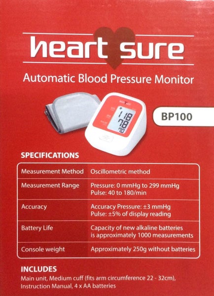 Heartsure Blood Pressure Monitor BP100 Carousel 2