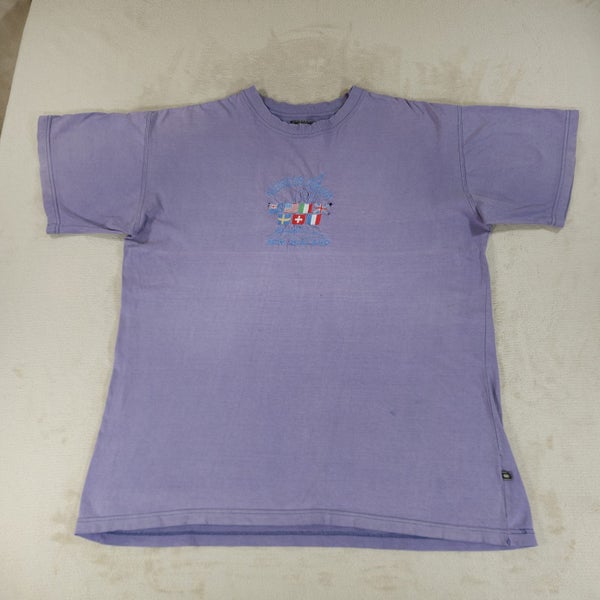 Vintage Line 7 Team New Zealand America's Cup 2003 Embroidered Cotton T-Shirt XL Carousel 1