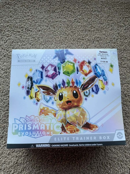 $1 NR - Pokemon Scarlet & Violet Prismatic Evolutions ETB (Sealed/Brand new) Carousel 1