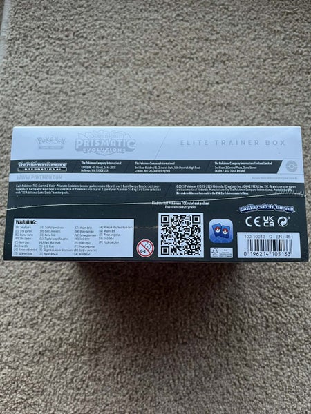 $1 NR - Pokemon Scarlet & Violet Prismatic Evolutions ETB (Sealed/Brand new) Carousel 2