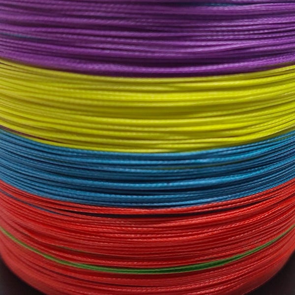 Meanfish 8X Super Braid Fishing Line 500m - Multi-Colour 25-80lb Carousel 1