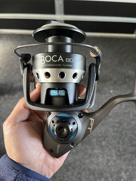 Quantum Boca Pts 80 spinning reel 20kg drag SaltGuard heavy duty, tuna Carousel 1