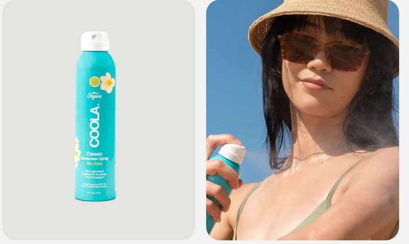 Coola Classic Body Organic Sunscreen Spray SPF30 Pina Colada Carousel 1