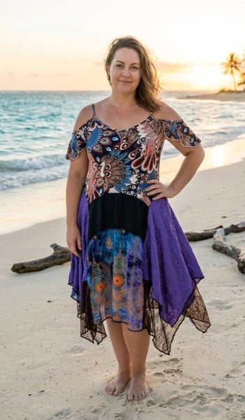 Mareedesigns One of a kind Dress. Lrg 120cm. Carousel 1