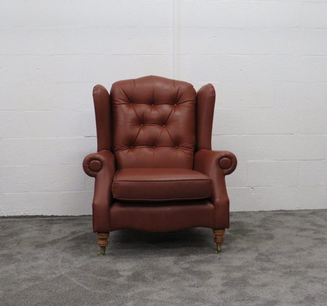 Lovely Leather Arm Chair Carousel 1