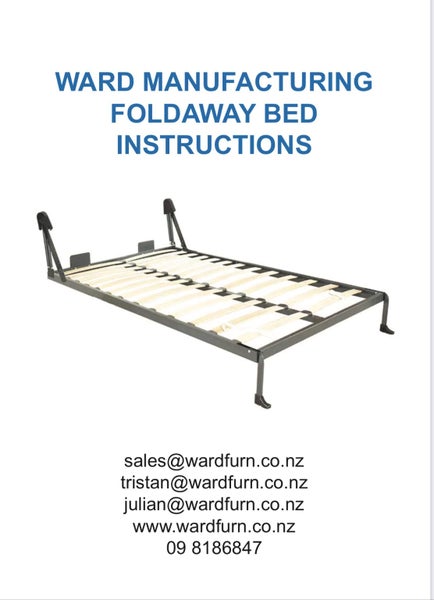 Queen size easy fold Murphy wall bed mechanism & automated leg system Carousel 1