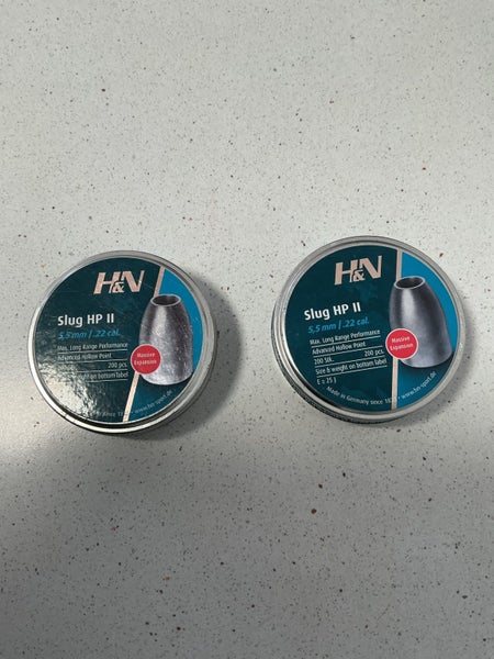 H&N .22 cal HPII Slugs 30grn Carousel 1